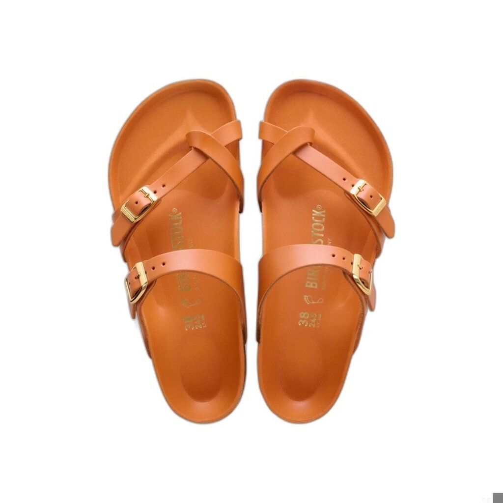BIRKENSTOCK MAYARI AMALFI LEATHER-KURKUMA | BEND SHOE CO