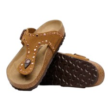 BIRKENSTOCK GIZEH RIVETS SUEDE-MINK | BEND SHOE CO