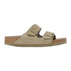 BIRKENSTOCK ARIZONA SUEDE-FADED KHAKI | BEND SHOE CO
