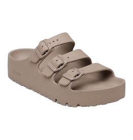 BIRKENSTOCK FLORIDA III FLEX PLATFORM EVA-GRAY TAUPE