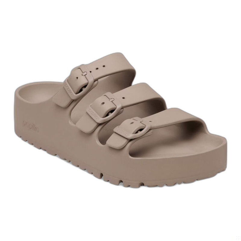 BIRKENSTOCK FLORIDA III FLEX PLATFORM EVA-GRAY TAUPE