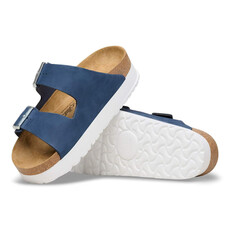 BIRKENSTOCK ARIZONA FLEX PLATFORM NUBUCK-NEW NAVY | BEND SHOE CO