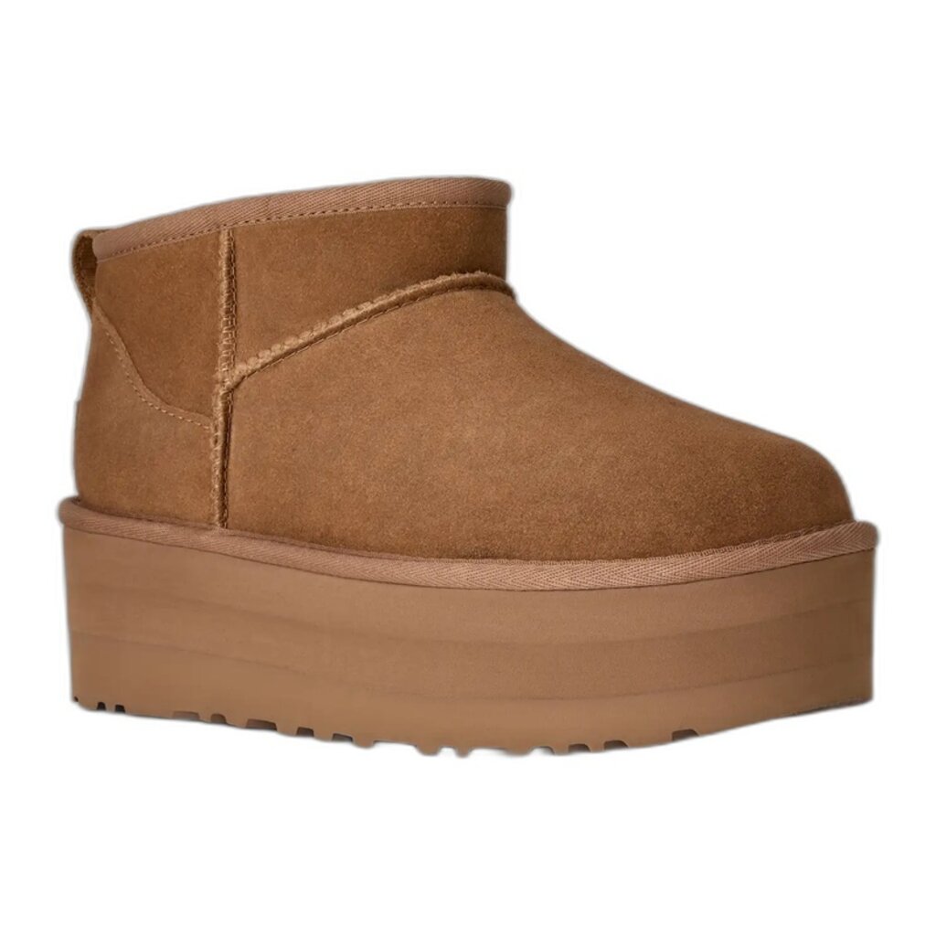 UGG WOMEN'S CLASSIC ULTRA MINI PLATFORM BOOT-CHESTNUT | BEND SHOE CO