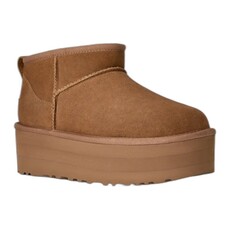 UGG WOMEN'S CLASSIC ULTRA MINI PLATFORM BOOT-CHESTNUT | BEND SHOE CO