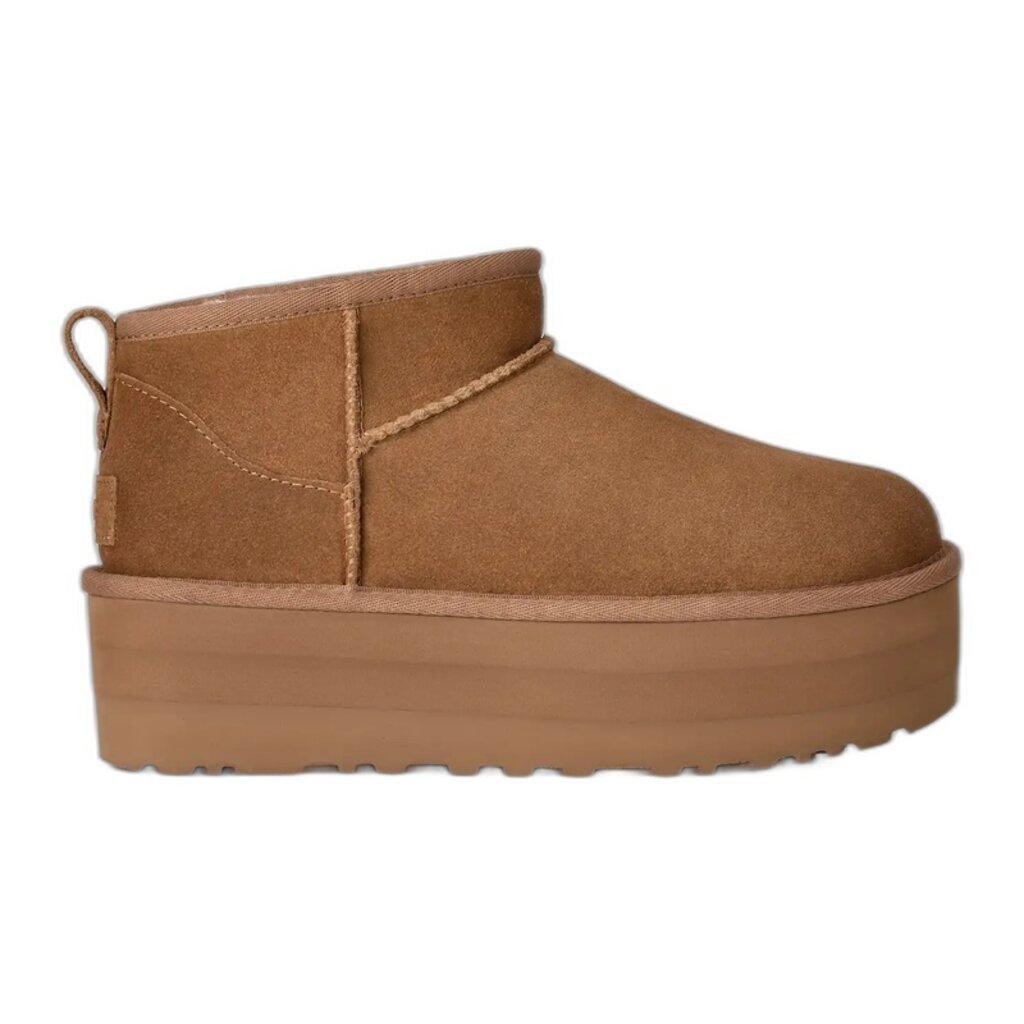 UGG WOMEN'S CLASSIC ULTRA MINI PLATFORM BOOT-CHESTNUT | BEND SHOE CO