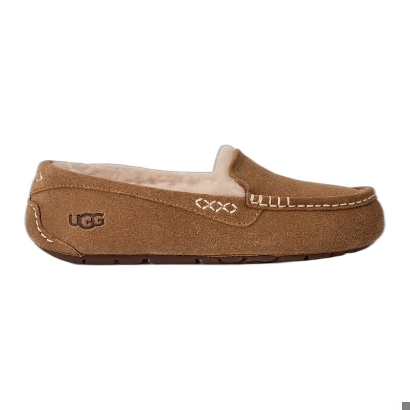 UGG WOMEN'S ANSLEY SLIPPER-CHESTNUT