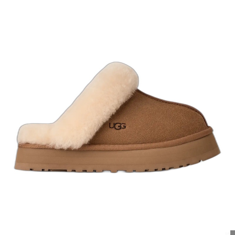 UGG WOMEN'S DISQUETTE SLIPPER-CHESTNUT
