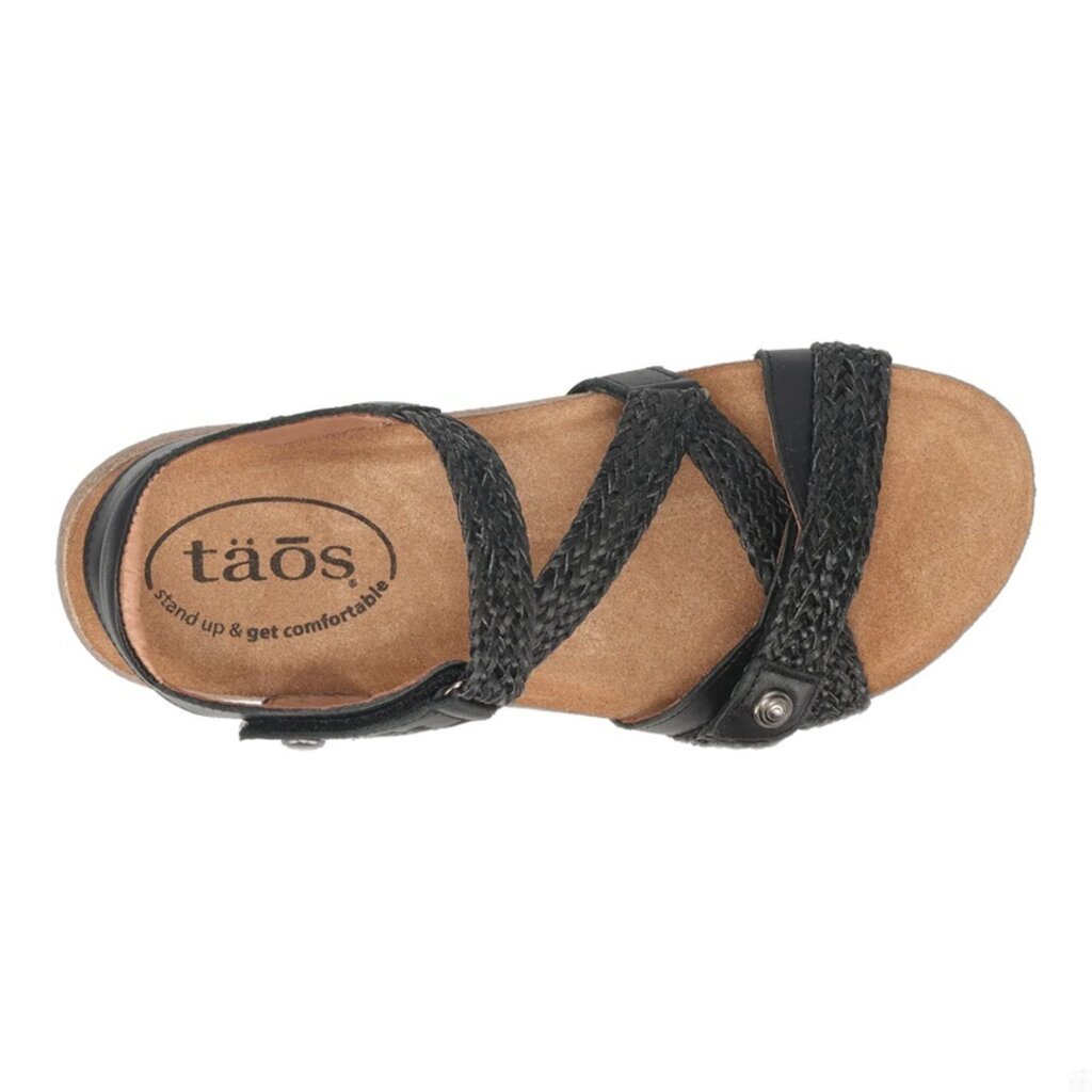 TAOS TRULIE SANDAL-BLACK | BEND SHOE CO