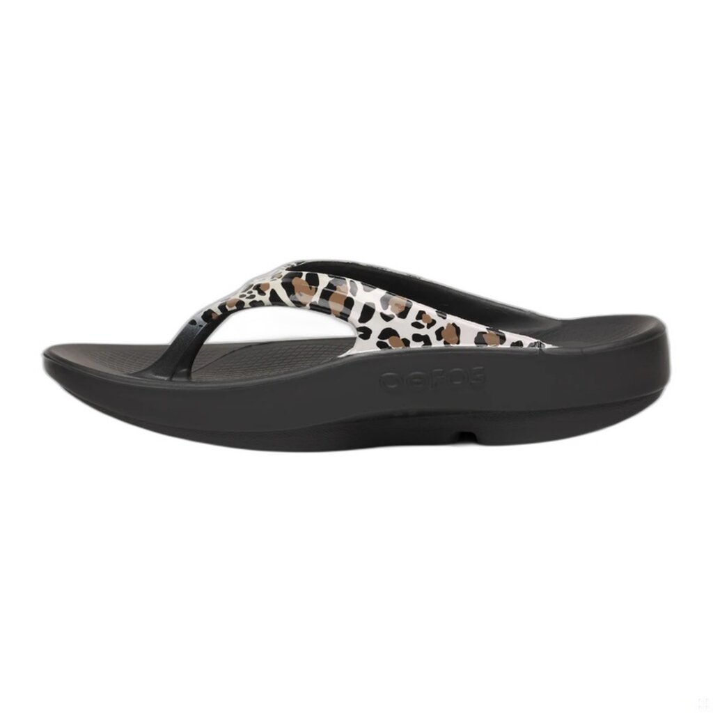 OOFOS OOLALA LIMITED SANDAL-LEOPARD | BEND SHOE CO