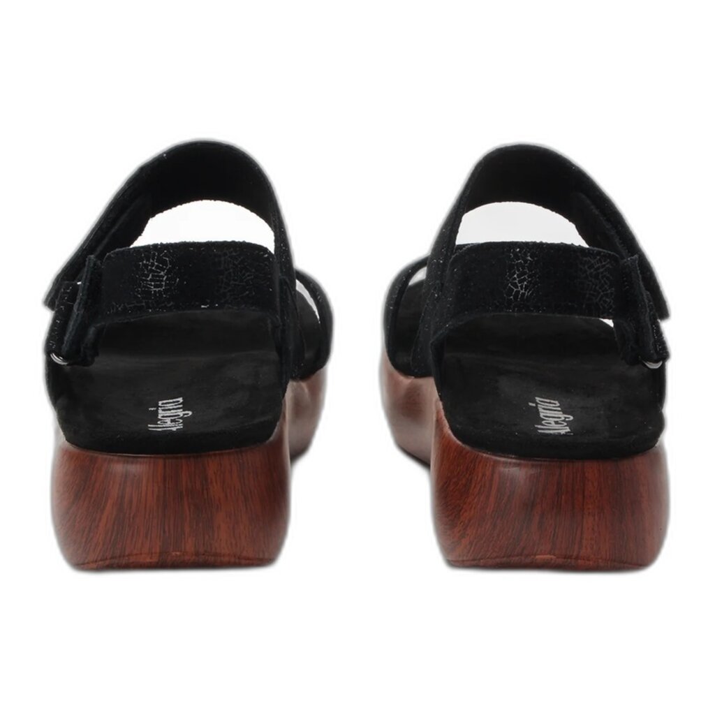 ALEGRIA BAILEE-CRACKLE BLACK | BEND SHOE CO