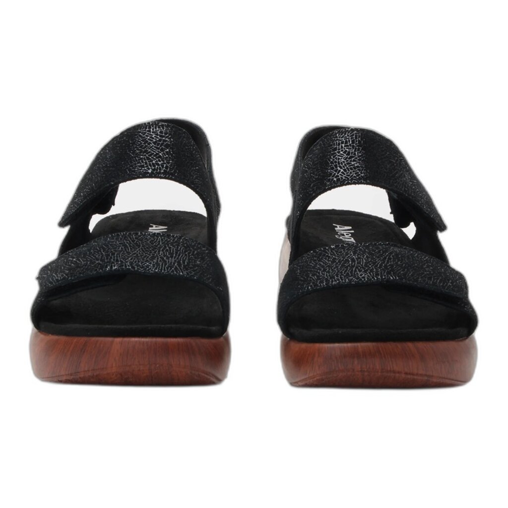 ALEGRIA BAILEE-CRACKLE BLACK | BEND SHOE CO