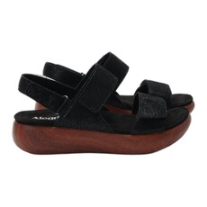 ALEGRIA BAILEE-CRACKLE BLACK | BEND SHOE CO