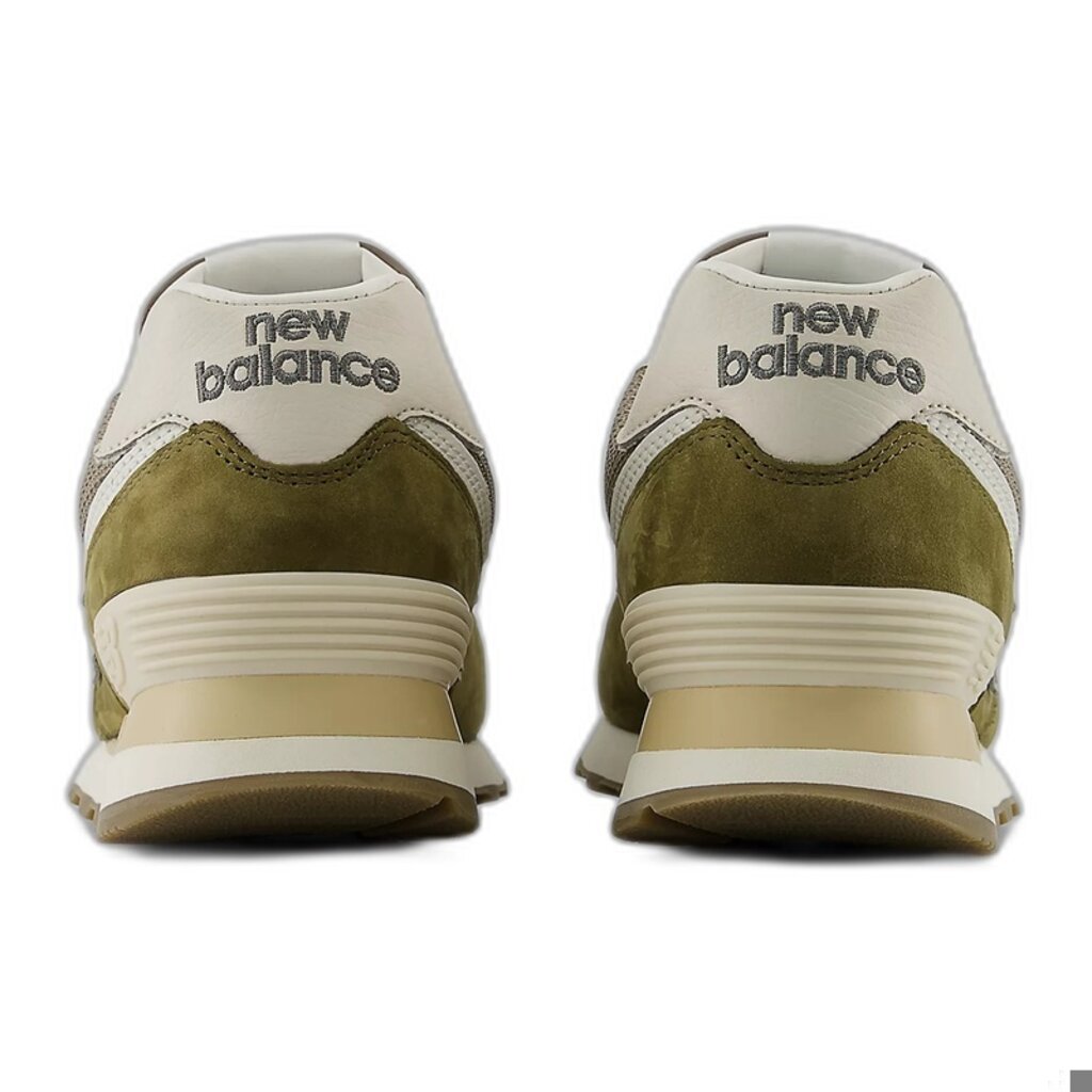 NEW BALANCE UNISEX 574-CALCIUM/DARK SILVER METALLIC | BEND SHOE CO