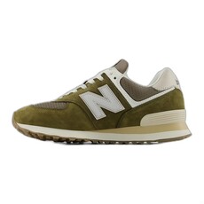 NEW BALANCE UNISEX 574-CALCIUM/DARK SILVER METALLIC | BEND SHOE CO