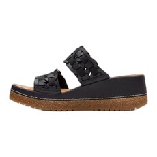 CLARKS WOMEN'S KASSANDA MULE-BLACK COMBI | BEND SHOE CO