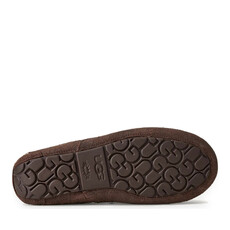 UGG MEN'S ASCOT DISTRESSED LEATHER SLIPPER-DUSTED COCOA