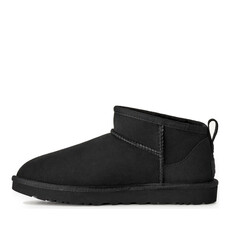 UGG WOMEN'S CLASSIC ULTRA MINI BOOT-BLACK
