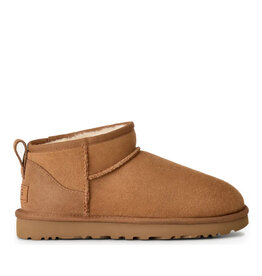 UGG WOMEN'S CLASSIC ULTRA MINI BOOT-CHESTNUT