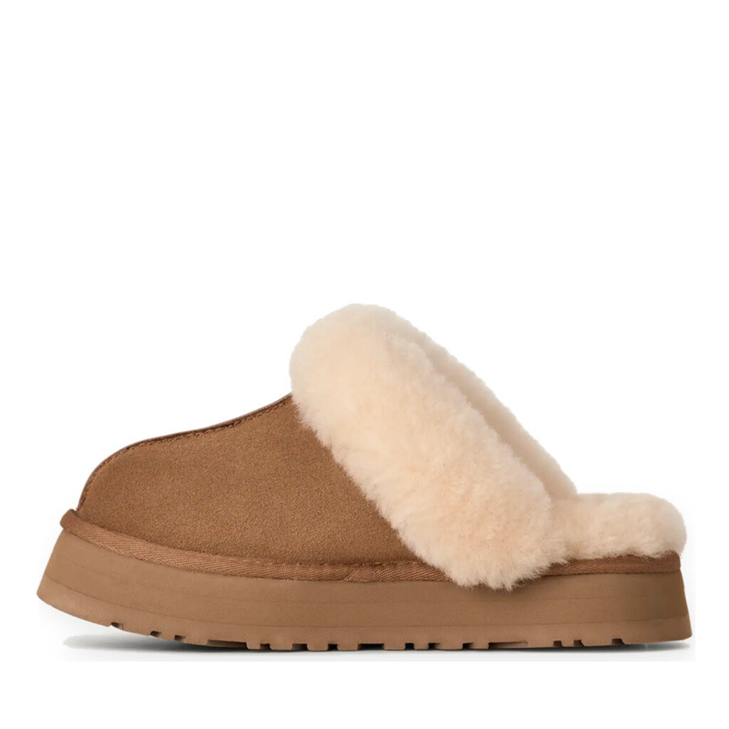 UGG WOMEN'S DISQUETTE SLIPPER-CHESTNUT | BEND SHOE CO