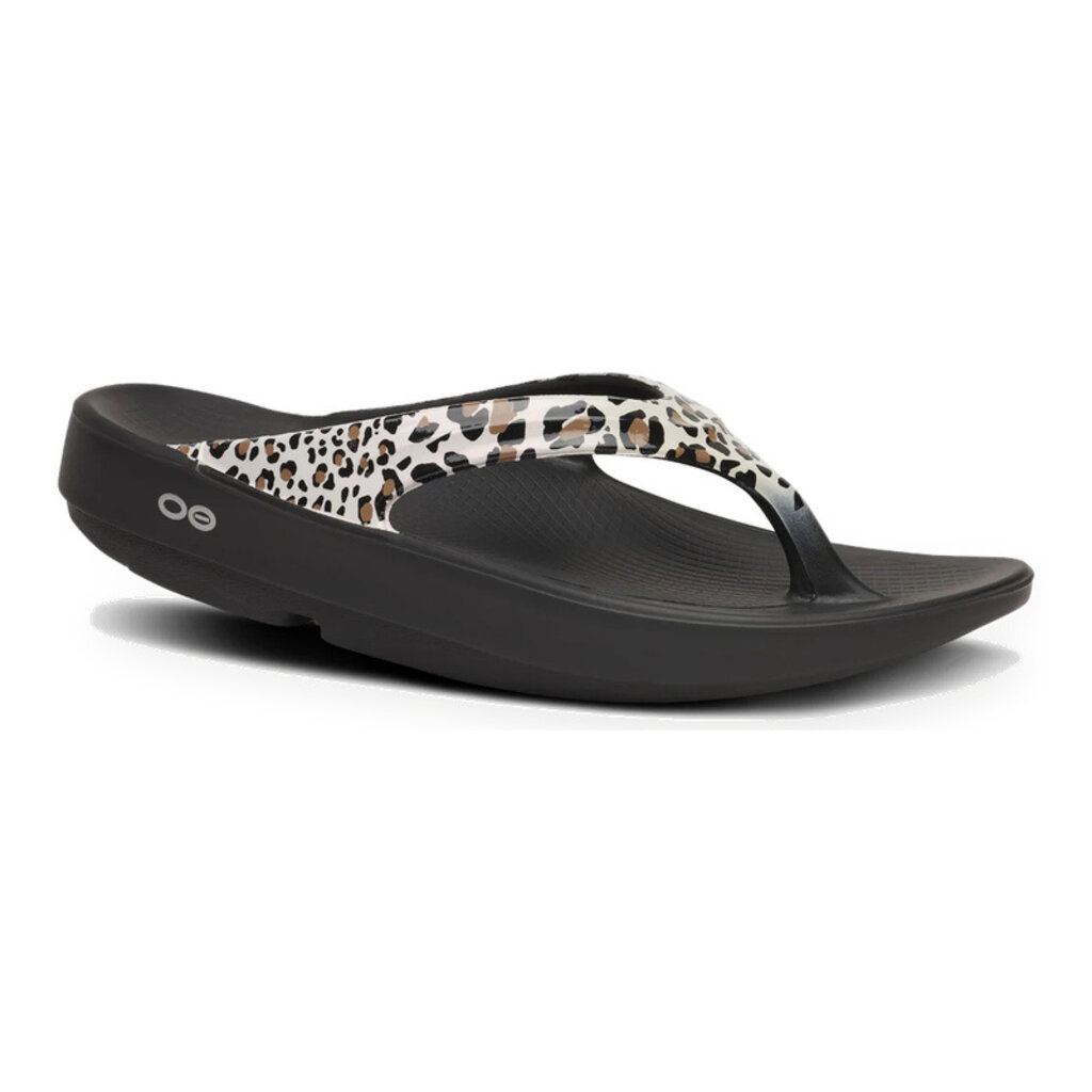 OOFOS OOLALA LIMITED SANDAL-LEOPARD | BEND SHOE CO