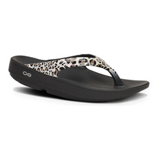 OOFOS OOLALA LIMITED SANDAL-LEOPARD | BEND SHOE CO