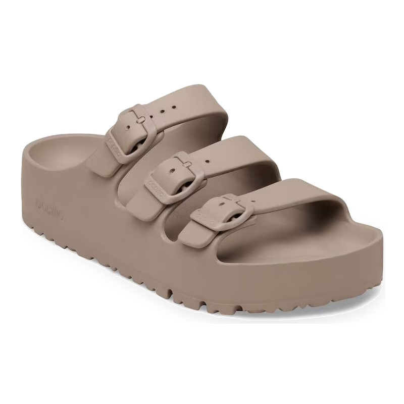 BIRKENSTOCK FLORIDA III FLEX PLATFORM EVA-GRAY TAUPE