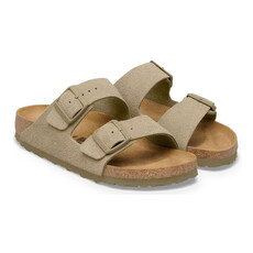 BIRKENSTOCK ARIZONA SUEDE-FADED KHAKI | BEND SHOE CO