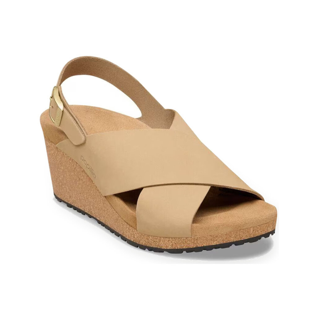 BIRKENSTOCK SAMIRA NUBUCK-SANDCASTLE | BEND SHOE CO