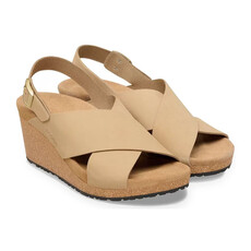 BIRKENSTOCK SAMIRA NUBUCK-SANDCASTLE | BEND SHOE CO