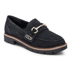 AETREX WOMEN'S COLLETTE-BLACK SUEDE | BEND SHOE CO