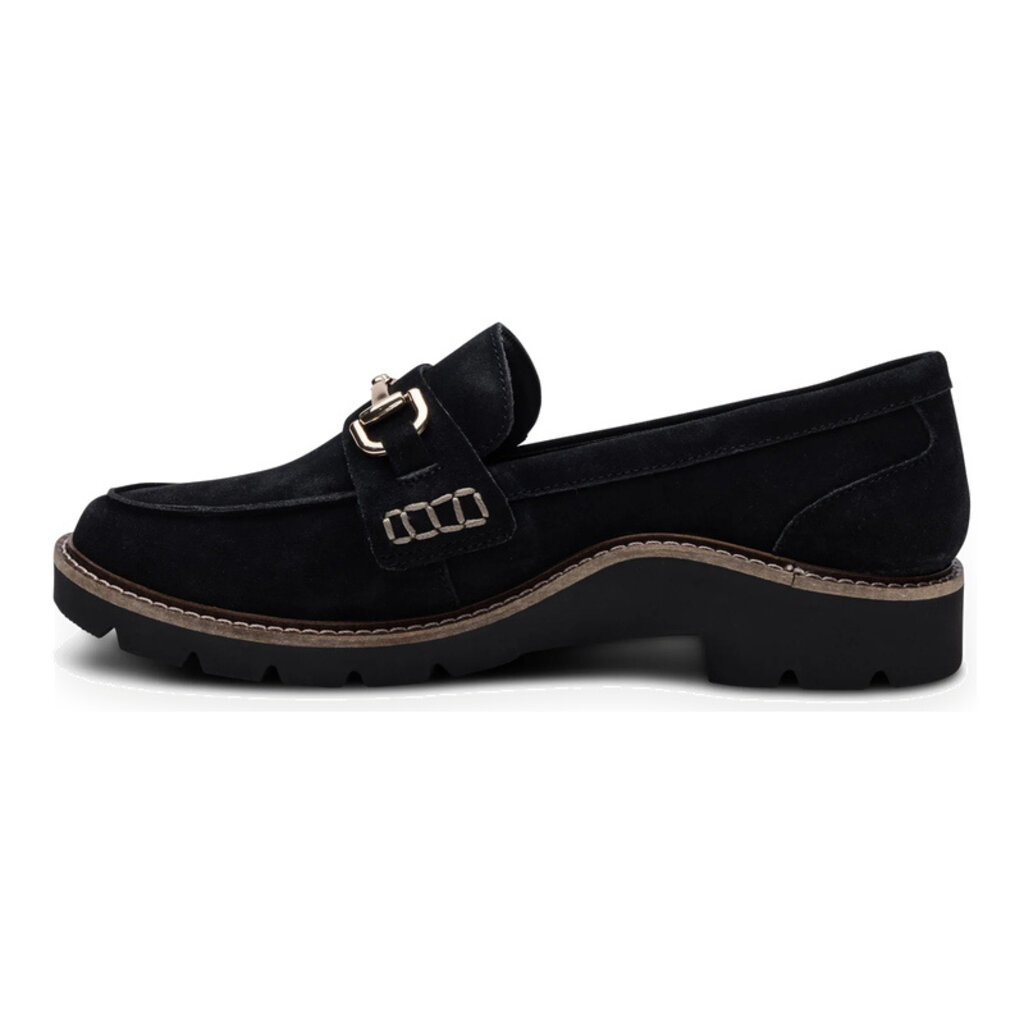 AETREX WOMEN'S COLLETTE-BLACK SUEDE | BEND SHOE CO