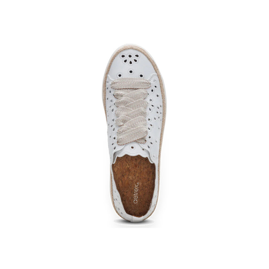AETREX WOMEN'S CHARLOTTE-WHITE | BEND SHOE CO