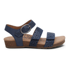 AETREX WOMEN'S LILLY-NAVY CUTOUT | BEND SHOE CO