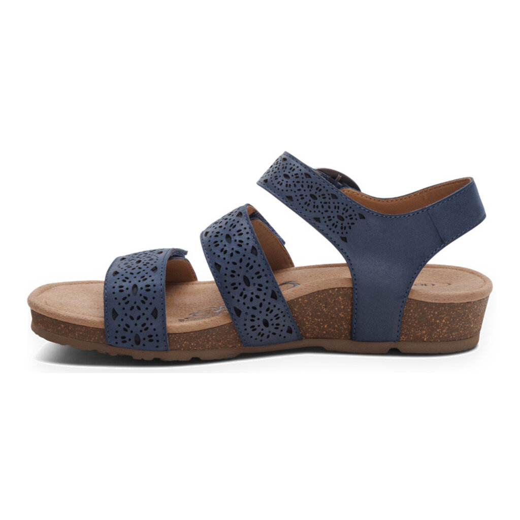 AETREX WOMEN'S LILLY-NAVY CUTOUT | BEND SHOE CO