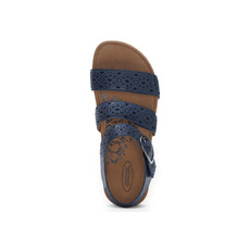 AETREX WOMEN'S LILLY-NAVY CUTOUT | BEND SHOE CO