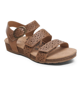 AETREX WOMEN'S LILLY-TAUPE CUTOUT