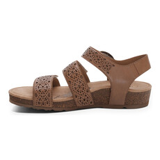 AETREX WOMEN'S LILLY-TAUPE CUTOUT | BEND SHOE CO
