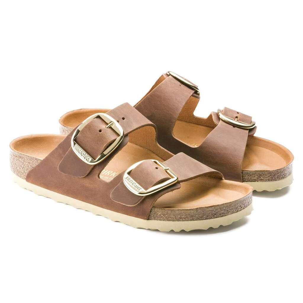 BIRKENSTOCK ARIZONA BIG BUCKLE OILED LEATHER-COGNAC | BEND SHOE CO