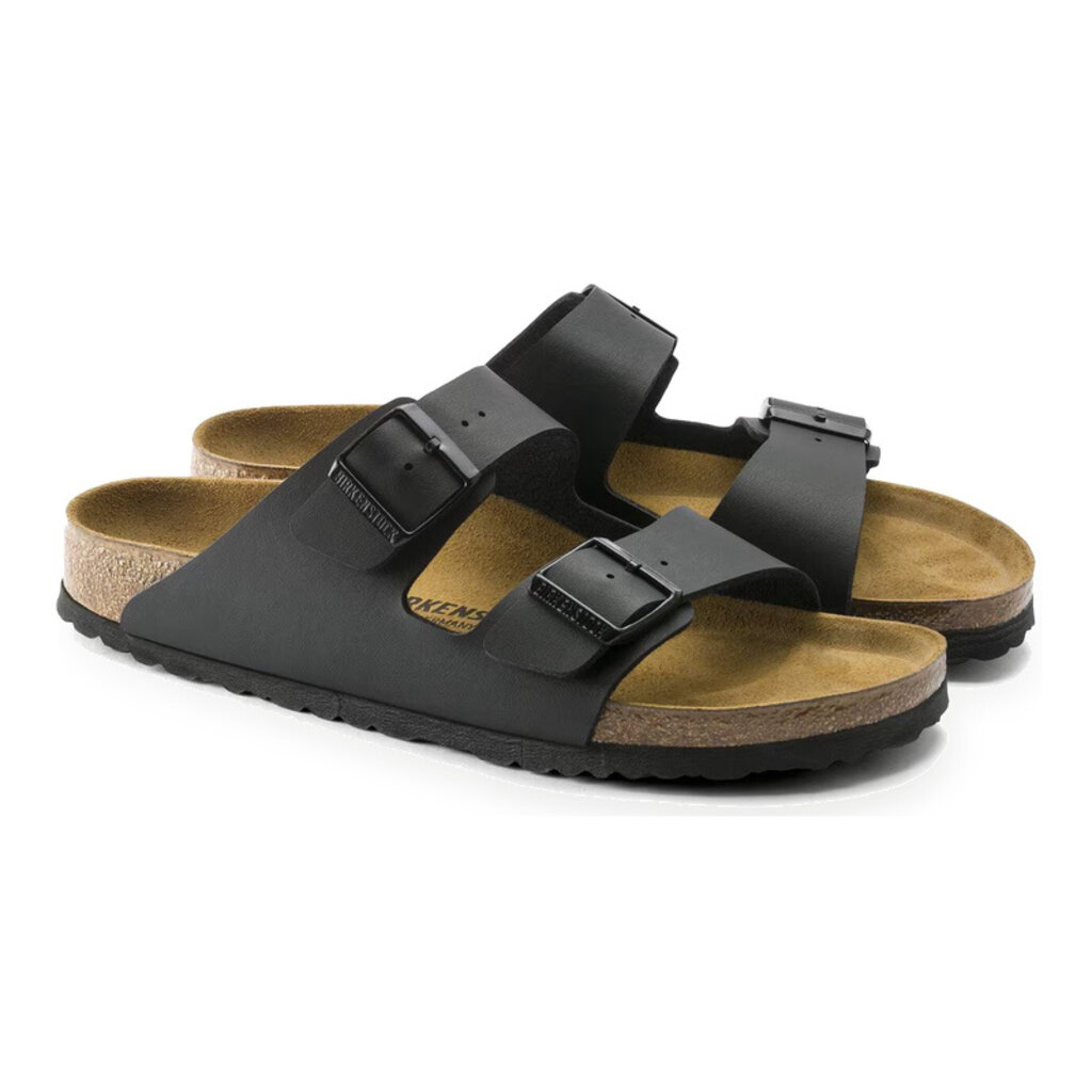 BIRKENSTOCK ARIZONA BIRKO-FLOR-BLACK | BEND SHOE CO