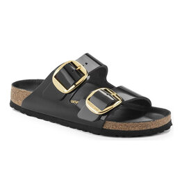 BIRKENSTOCK ARIZONA BIG BUCKLE NATURAL PATENT LEATHER-HIGH SHINE BLACK