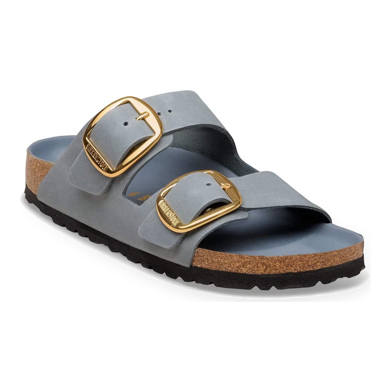 BIRKENSTOCK ARIZONA BIG BUCKLE OILED LEATHER-BASALT GRAY
