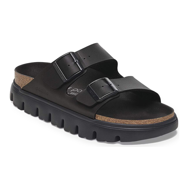 BIRKENSTOCK ARIZONA CHUNKY BIRKO-FLOR-BLACK