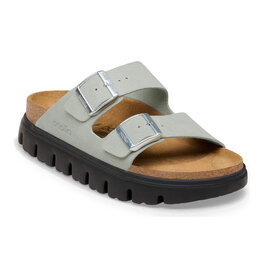 BIRKENSTOCK ARIZONA CHUNKY SUEDE-PURE SAGE