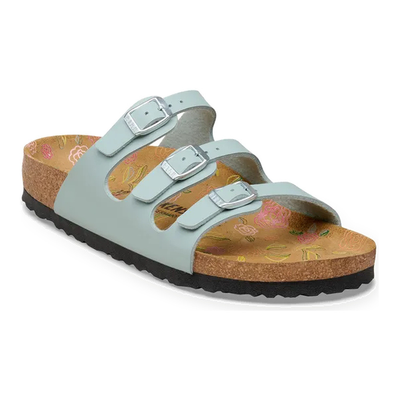 BIRKENSTOCK FLORIDA FLOWERS BIRKO-FLOR-PURE SAGE