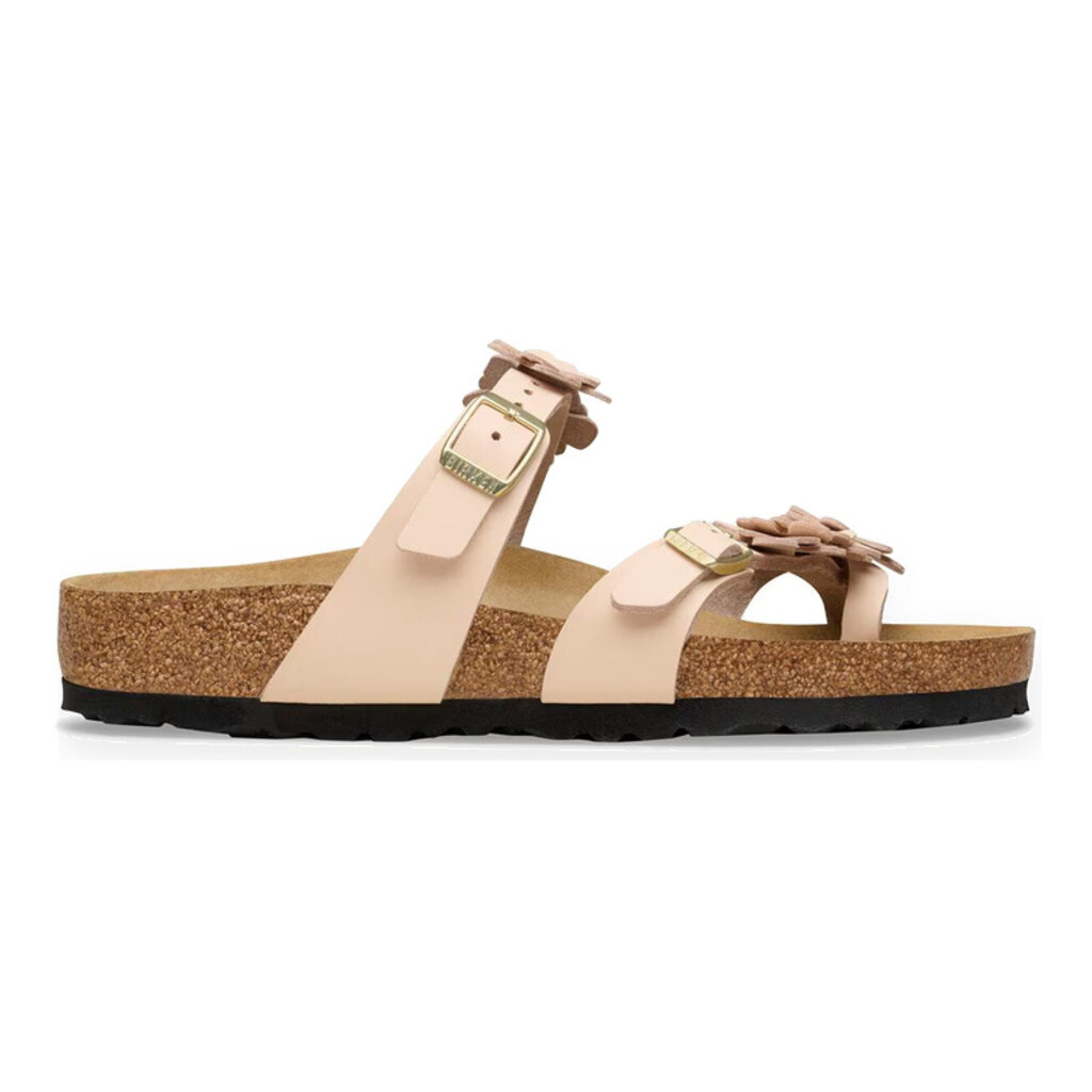 BIRKENSTOCK MAYARI FLOWERS LEATHER-LIGHT ROSE | BEND SHOE CO