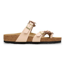 BIRKENSTOCK MAYARI FLOWERS LEATHER-LIGHT ROSE | BEND SHOE CO