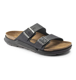 BIRKENSTOCK ARIZONA CROSS TOWN OILED LEATHER-BLACK