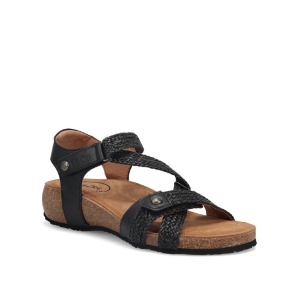TAOS TRULIE SANDAL-BLACK | BEND SHOE CO