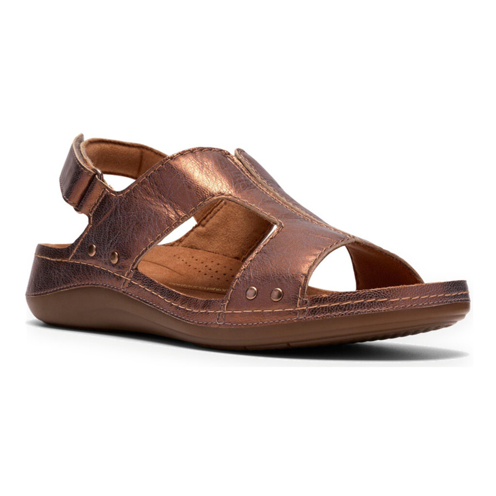 CLARKS WOMEN'S CECILY SUN-PLATINUM | BEND SHOE CO
