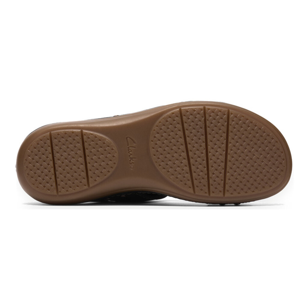 CLARKS WOMEN'S CECILY SUN-BLACK NUBUCK | BEND SHOE CO